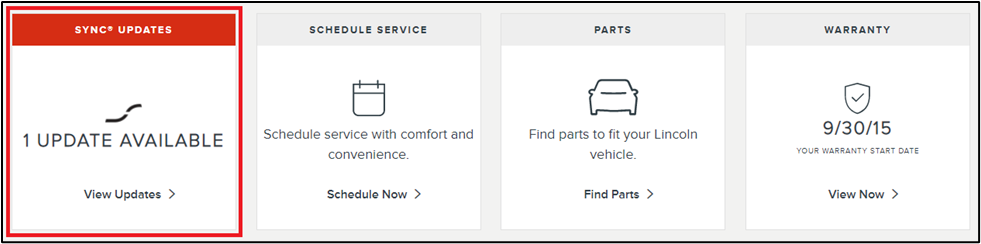 How do I install SYNC updates using a USB?