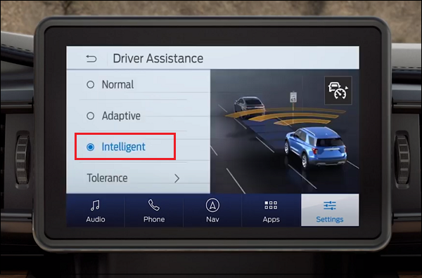 Driver Assistance Intelligent Mode