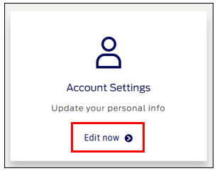 How do I update my contact information on my Ford accounts?