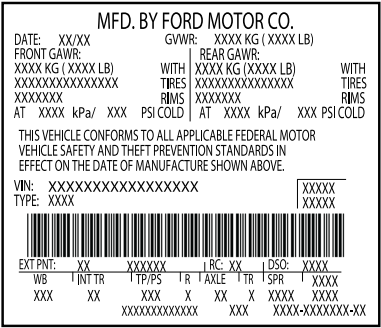 What is the Door Jamb Safety Compliance Certification label?